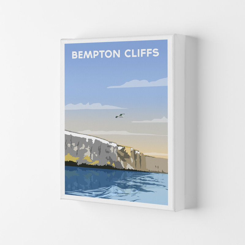 Bempton Cliffs Portrait by Richard O'Neill - Print, Wrapped Canvas, 42cm H x 29.7cm W x 4cm D