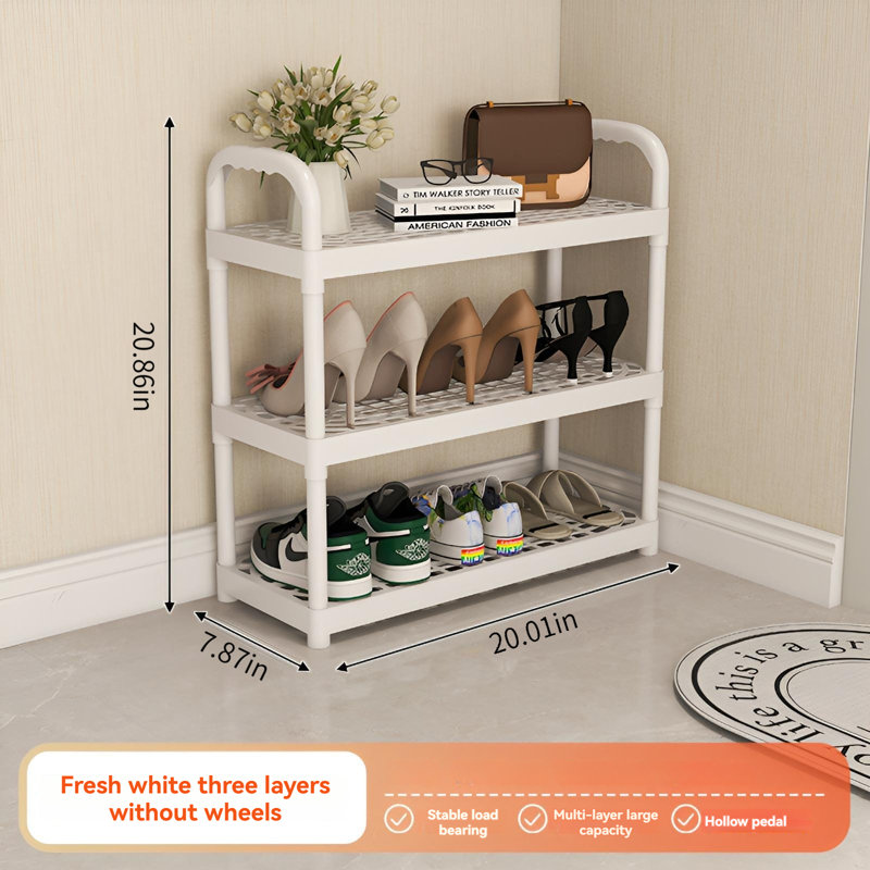 Range-chaussures compact à couches multiples pour petits espaces