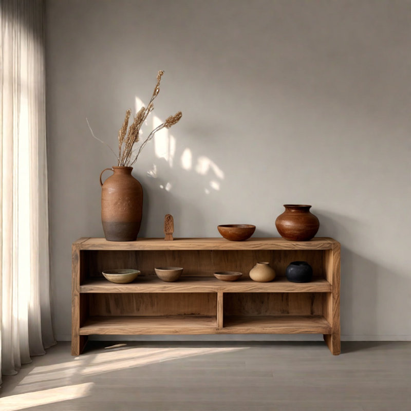 Retro Minimalist Console Table