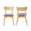 Chaises de salle à manger rembourrées Mid-Century-456607970