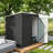 Sturdy Storage Sheds, 6 X 4 Ft Metal Modern Compact Backyard Organizer