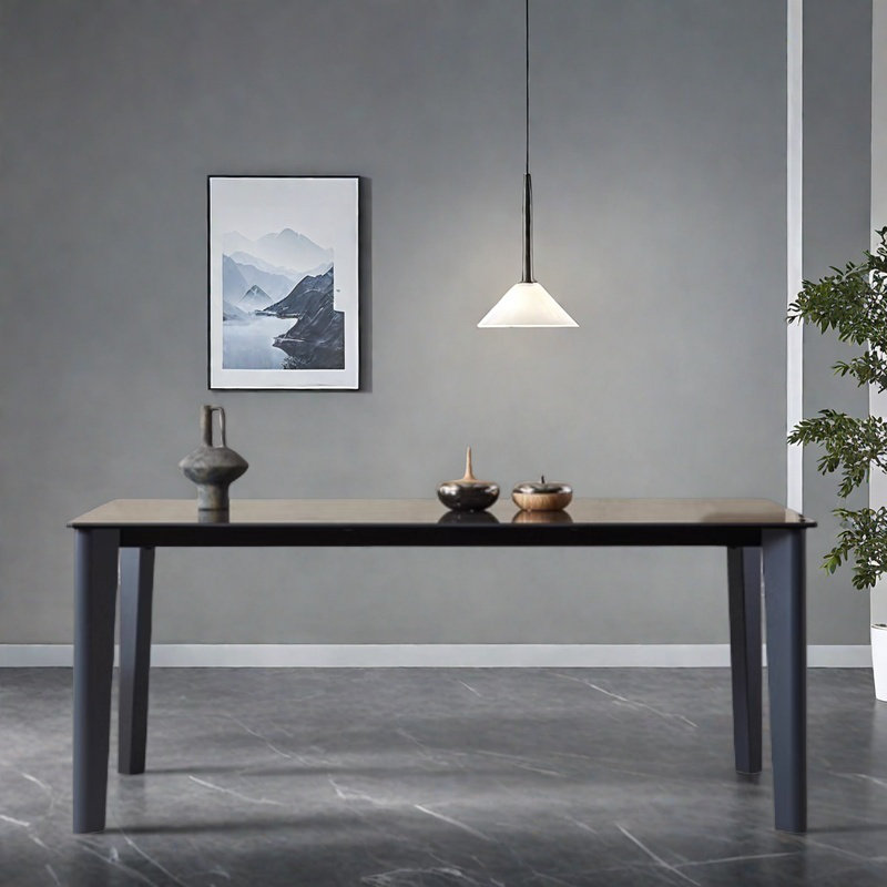 Table rectangulaire simple, H 29,5 po x L 55,1 po x l 31,4 po