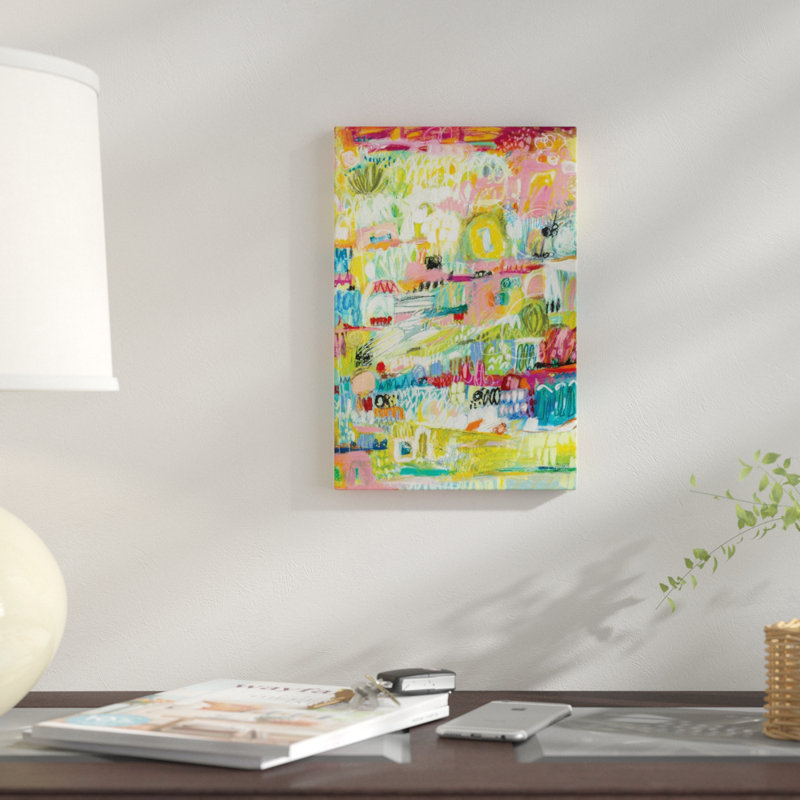 «Boho Garden II», reproduction sur toile, H 26 po x l 18 po x P 1,5 po, Pas de tapis, Toile tendue
