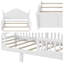Lit d'enfant AVELOR à profil bas avec barrières de sécurité amovibles, espace de rangement et tête de lit - Modèle convertible pour les enfants en pleine croissance-220060672-220060675