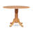 5 Piece Modern Dining Table Set Includes a Round Wooden Table with Dropleaf and 4 Dining Chairs, 42x42 Inch, Oak-683415034-757203377