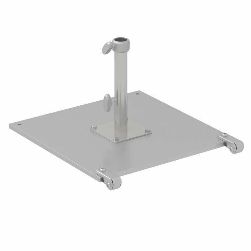 Base de parasol autoportante Steel Market, Silver