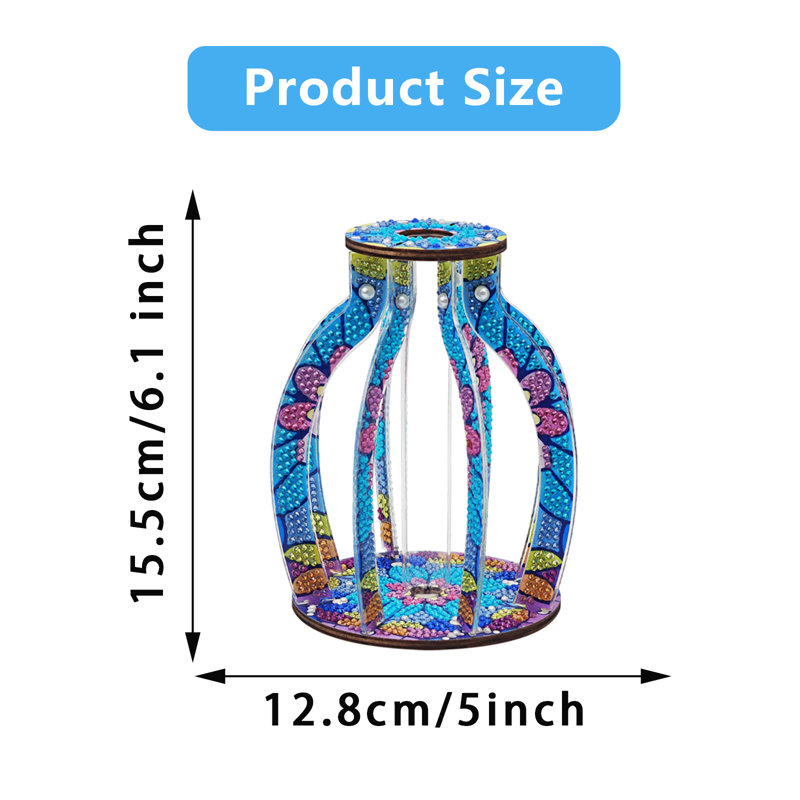 DIY Diamond Painting Vase Kit