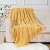 Wayfair | Yellow & Gold Blankets & Throws You'll Love in 2023