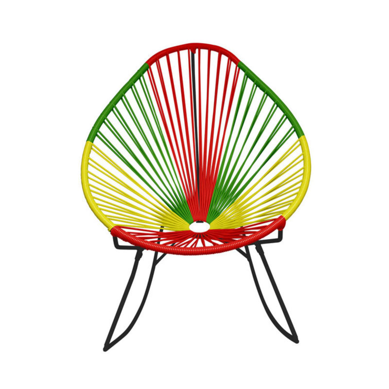 Chaise berçante Innit Designs Acapulco, Portugal, Noir