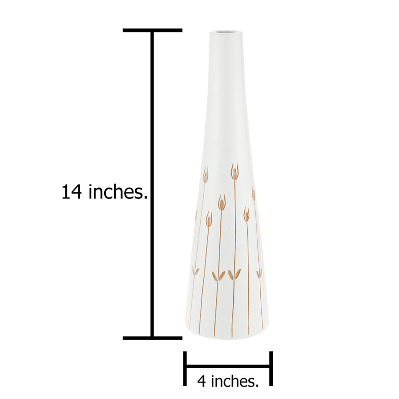 Handmade Wood Table Vase