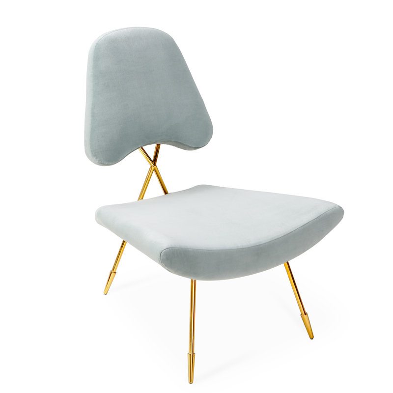 Maxime Lounge Chair, Lido Celadon Velvet