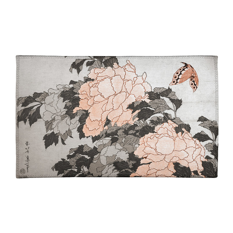 Chenille Floral Indoor Rug, Rectangle 2' x 3'