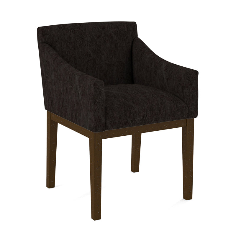 Upholstered Arm Chair, Applause Bajah Ruby, Espresso