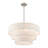 4 - Light Steel Dimmable Drum Chandelier-254080604-254080607