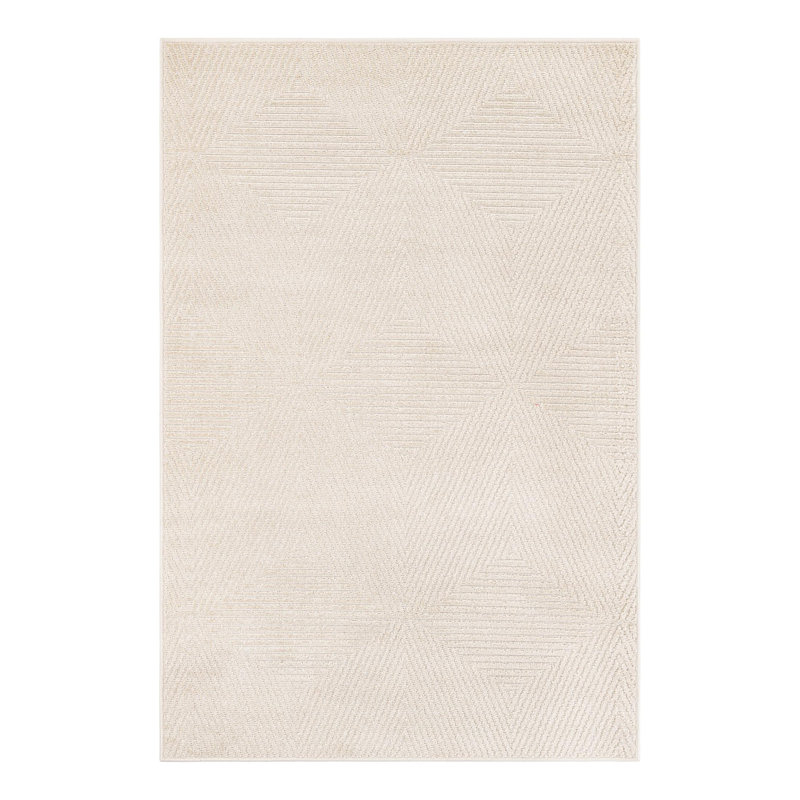 Tapis intérieur / extérieur Sabrina Soto Prism, Rectangle 4 pi 1 po x 6 pi 1 po