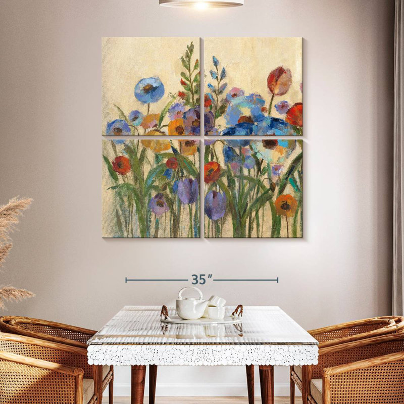 Sunrise Garden II, 45" H x 45" W