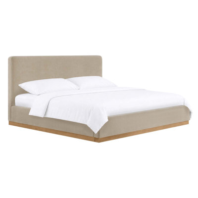 Grounded Upholstered Platform Bed