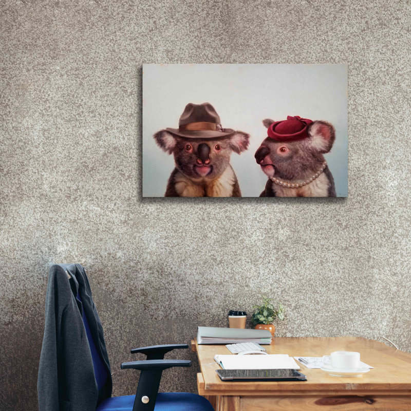 «Mates» par Lucia Heffernan, H 26 po x l 40 po x P 1,5 po