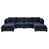 Blue Chenille