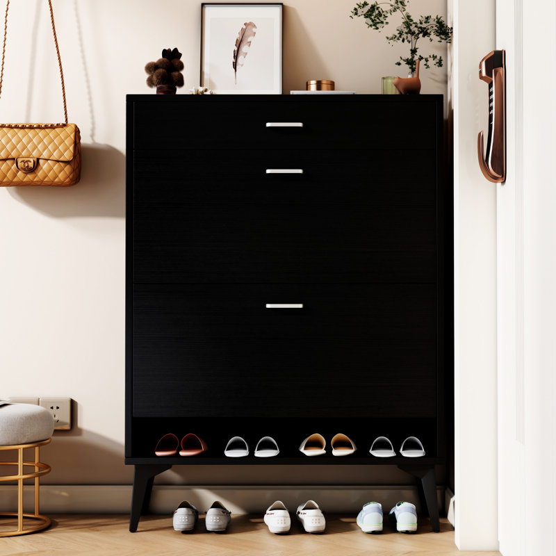 Shoe Cabinet, Black