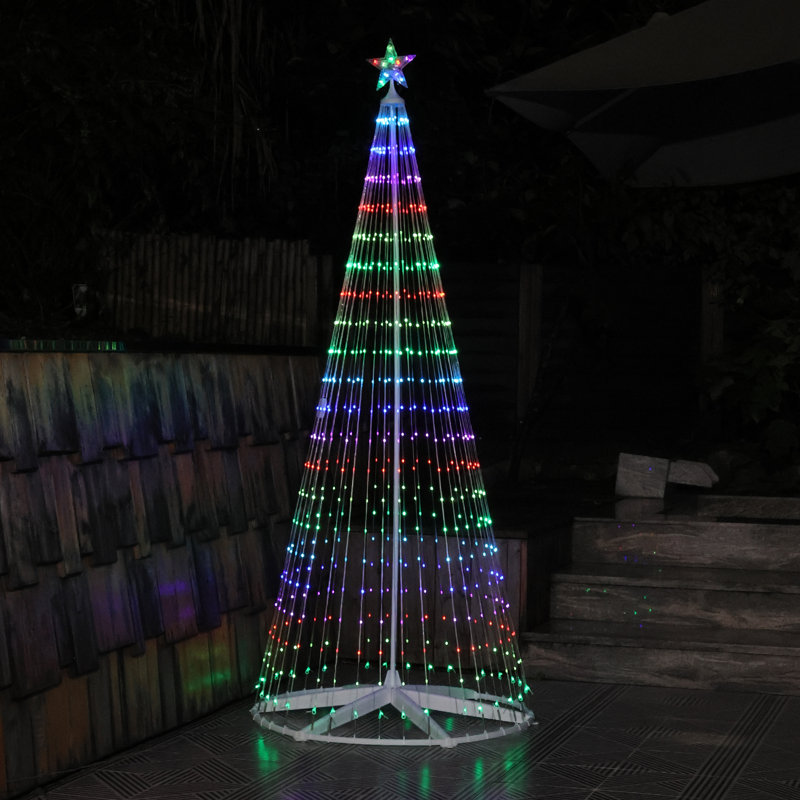 7.55 Ft Led Christmas Tree Lighted Display