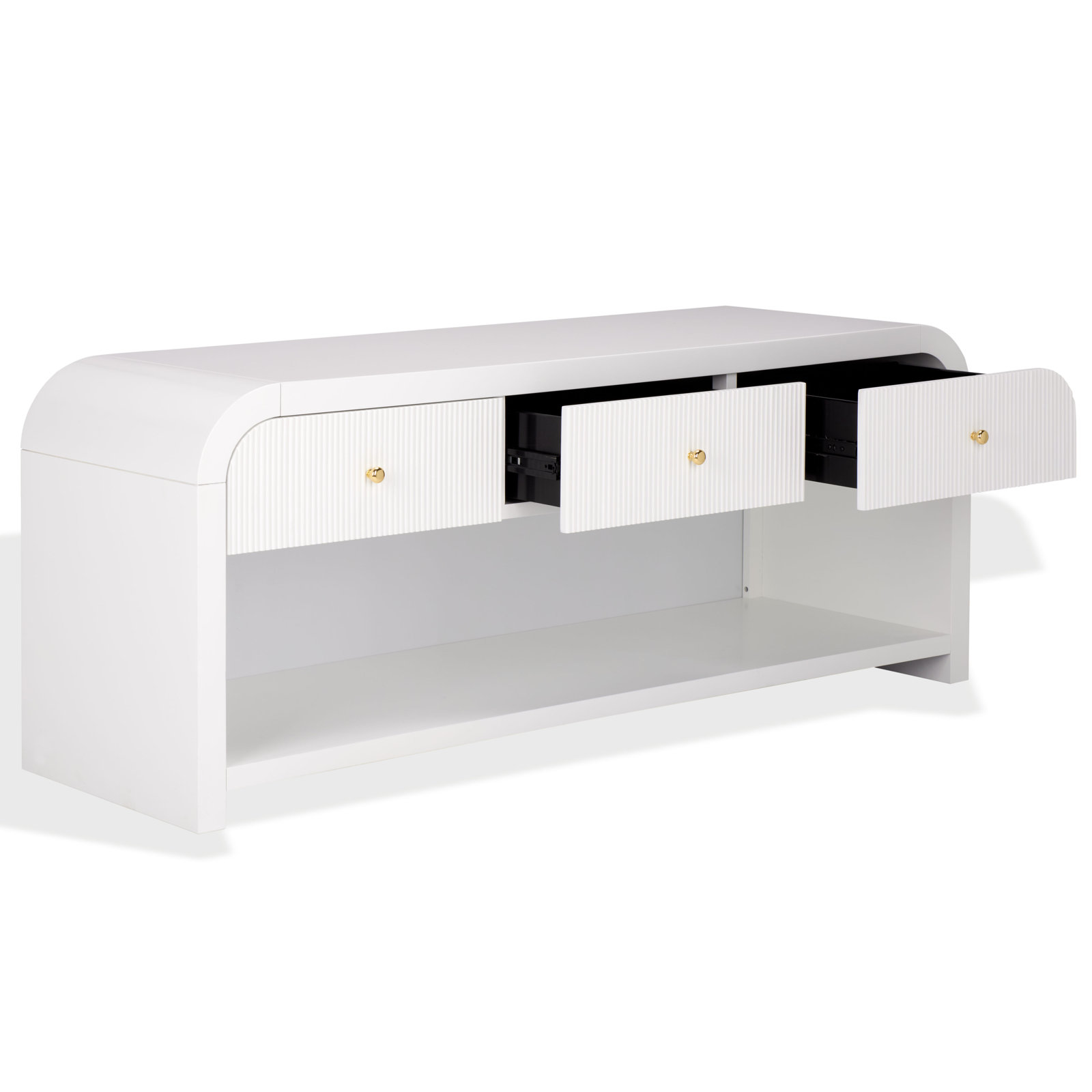 Liabella 60" TV Stand, White