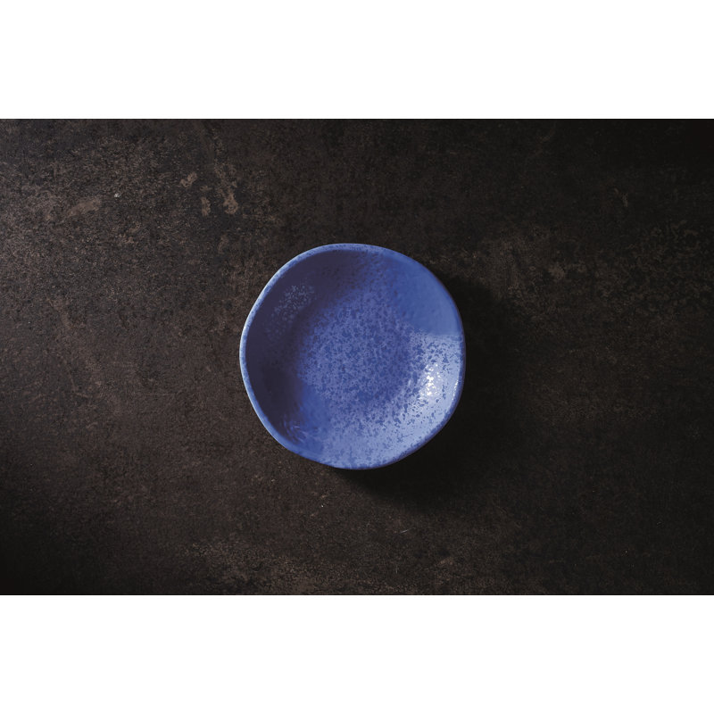 Mineral Melamine Side Plate, Indigo