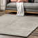 Handmade Braided Wool Light Gray Rug