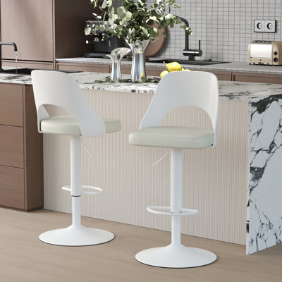 Hittel Swivel Adjustable Height Stool