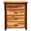 Commode à quatre tiroirs Fireside Lodge Hickory - Espresso - Premium Line-1373016266