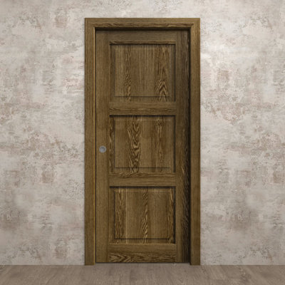 Sliding Pocket Door | Ego 5010 | Kit Rail Hardware | Solid Wood Interior Bedroom Modern Doors