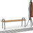 Berkeley Solid Mango Wood Industrial Entryway Bench with Sturdy Metal Legs-1111444921