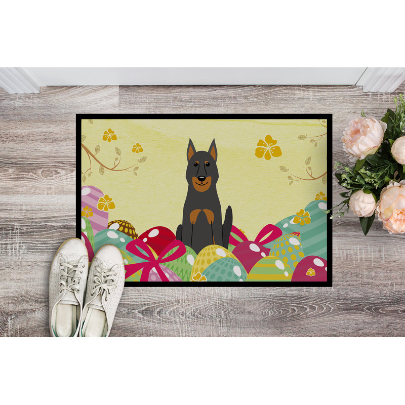 Non-Slip Easter Outdoor Doormat, 36" L x 24" W