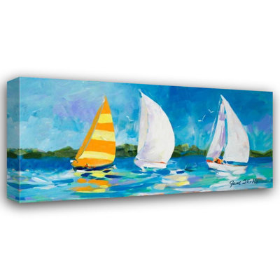 «Breakwater Bay Slivka, Jane», art sur toile tendue sous le titre: The Regatta II
