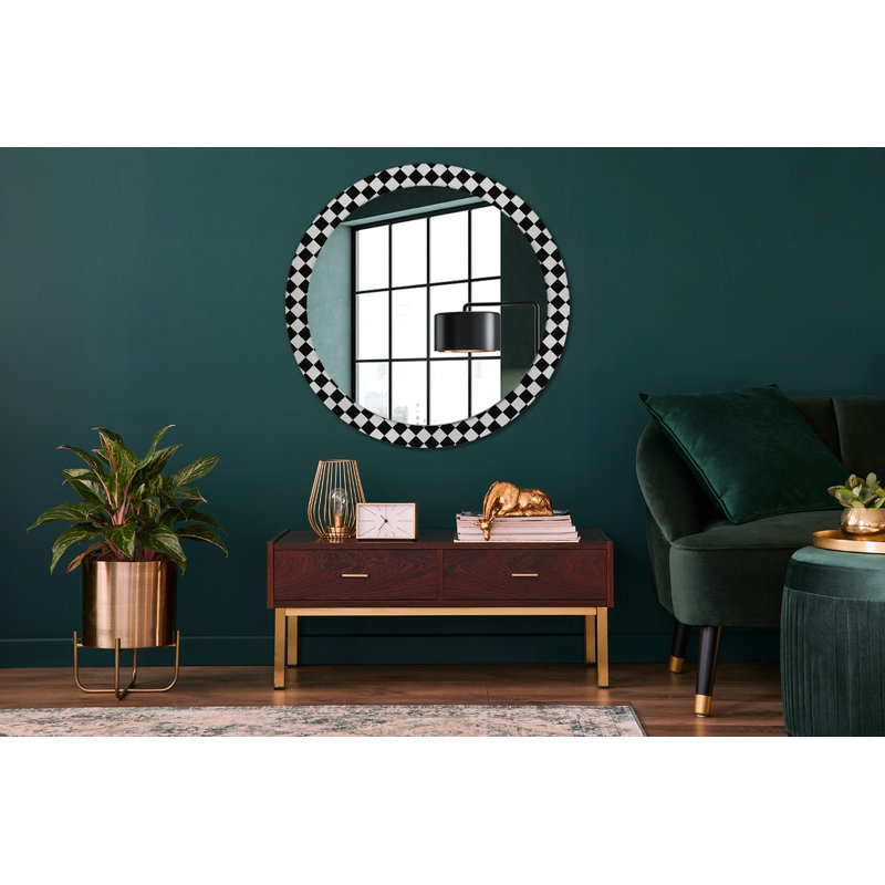 Huldar Glass Flat Wall Mirror, 100cm x 100cm