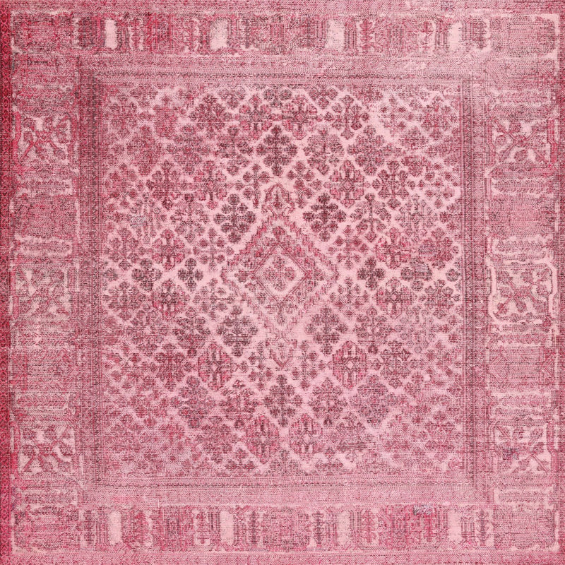 Oakengates Oriental Indoor Rug, Square 6'
