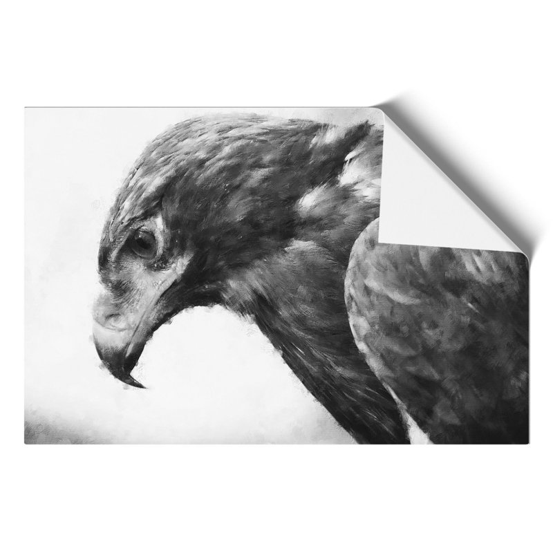 Golden Eagle Painting - Frameless Print, 30cm H x 42cm W x 0.1cm D