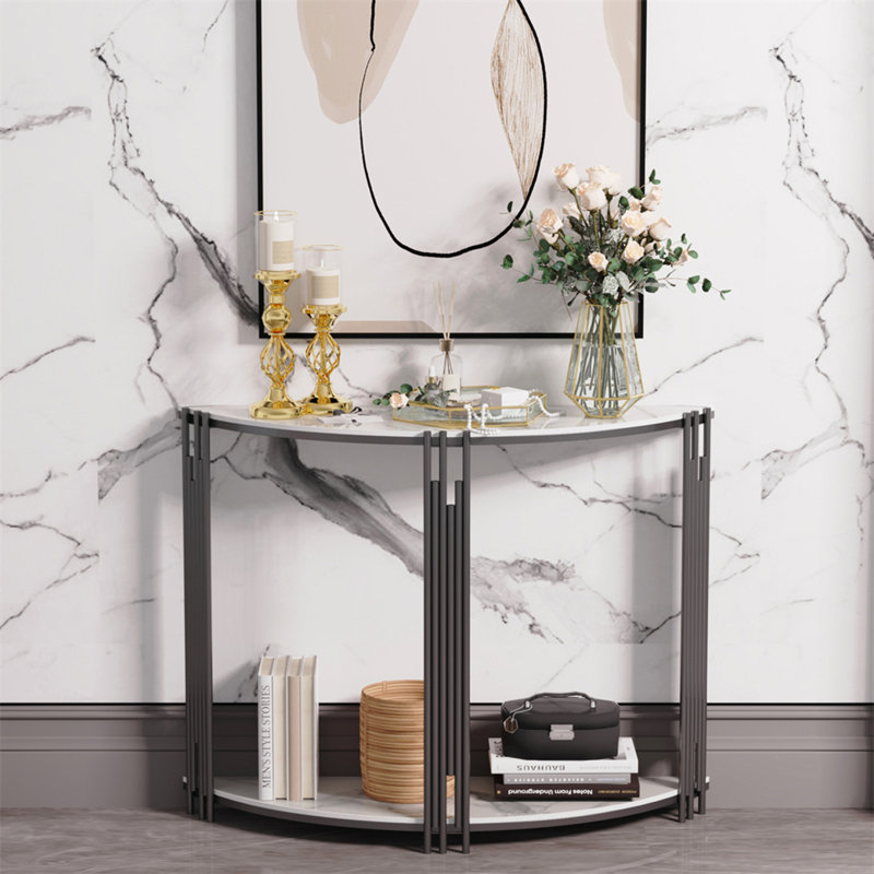 Ancuta 100cm Console Table, Black