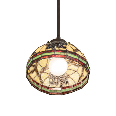 Luminaire suspendu en forme de pomme de pin l 7,5 po