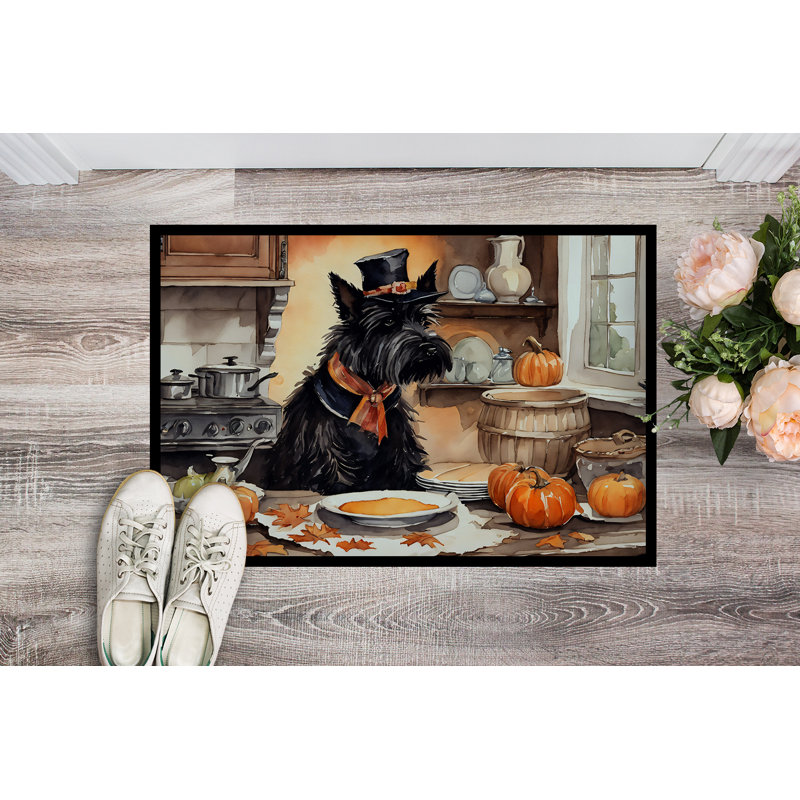 Paillasson Scottish Terrier, L 24 po x L 36 po