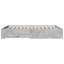 Vidaxl Bed Frame With Drawers Concrete Grey-533798027