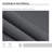 13' X 8' Patio Awning, Manual Retractable Sun Shade With UV Protection And Easy Crank Opening, Dark Gray-125181336-125181376
