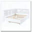 Lit de jour en bois double avec lit gigogne simple