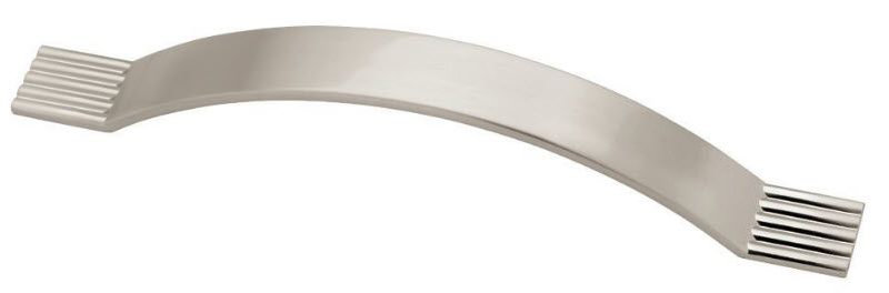 Poignée 5 po Collection Geometrics Filmore nickel satiné