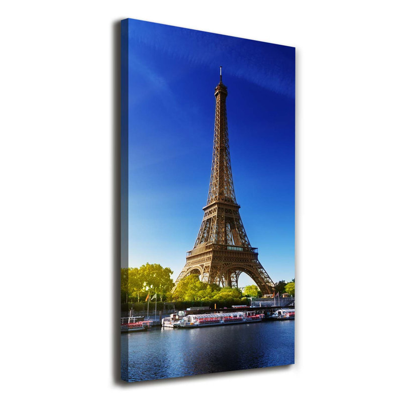 Eiffel Tower Paris - Wrapped Canvas Print