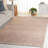 Xaviour Natural Fiber Hand Tufted Jute Cotton Solid Color Rug in Gray-233553116