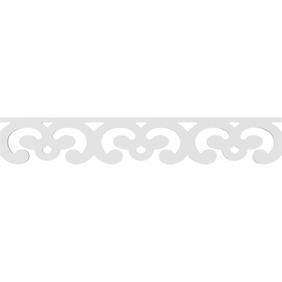 8"H x 5/8"P x 48"L Marona Architectural Grade PVC Running Trim
