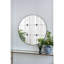 Miroir rond 36 po en verre antique traditionnel - Décorez votre maison avec salle de bain, vestibule, console