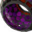 Mangeoire suspendue en verre mosaïque Huebner, capacité de 1 tasse - mauve iridescent-2061183947