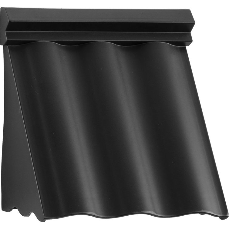 Jeffrey Alan Marks Point Dume Wakecrest LED Matte Black Outdoor Wall Lantern With DURASHIELD